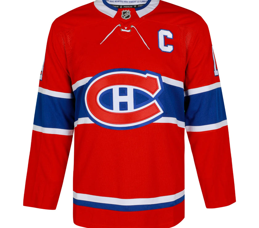 Nick Suzuki Signed Montreal Canadiens Fanatics Premium Home Red Jersey