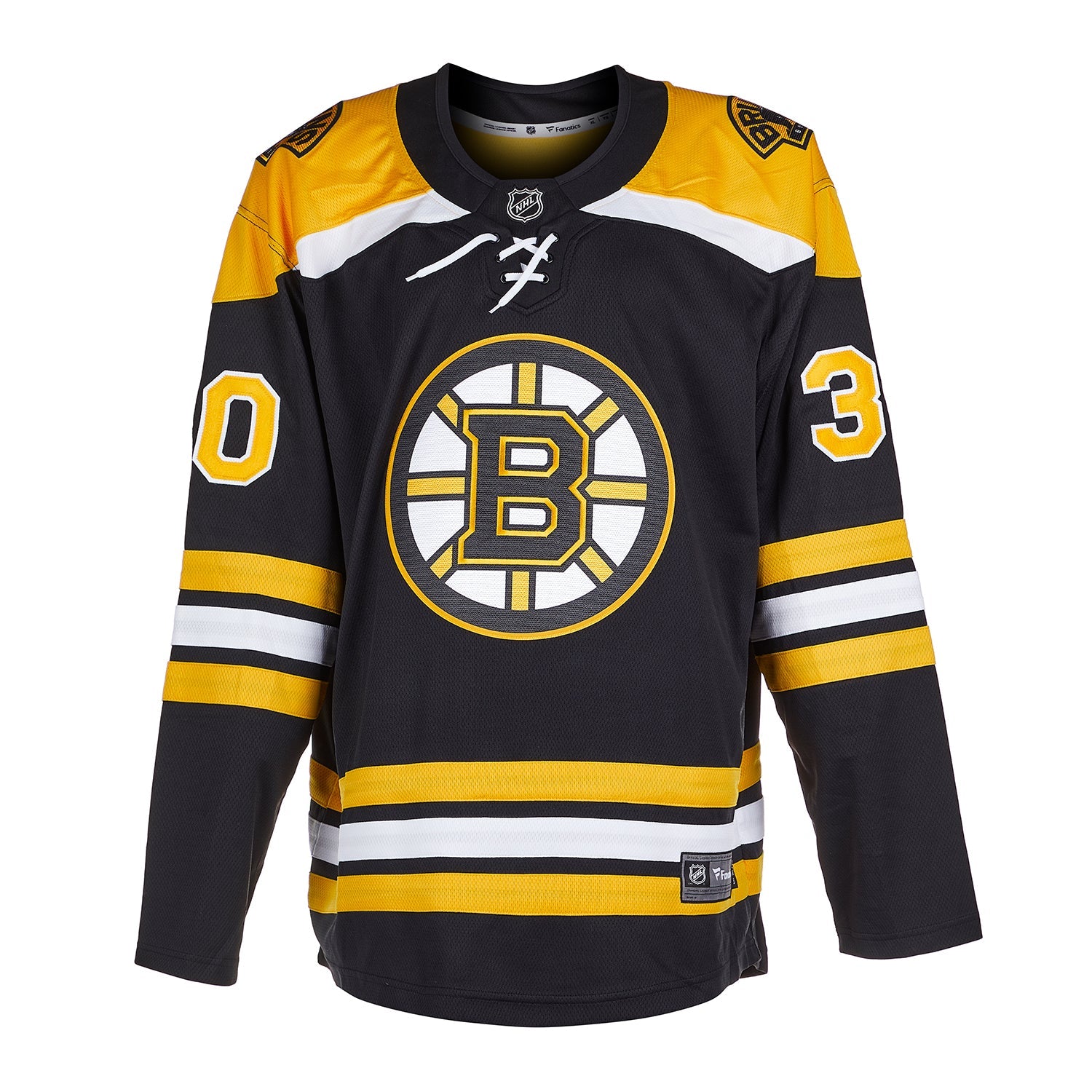 Gerry Cheevers Signed Boston Bruins Fanatics Breakaway Home Black Jersey - Heritage Hockey™