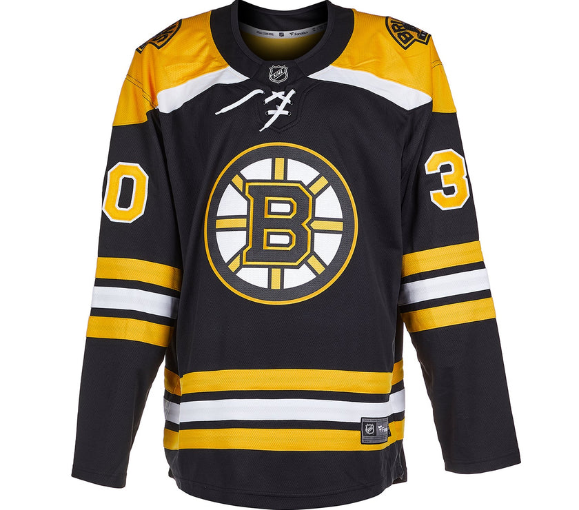 Gerry Cheevers Signed Boston Bruins Fanatics Breakaway Home Black Jersey - Heritage Hockey™