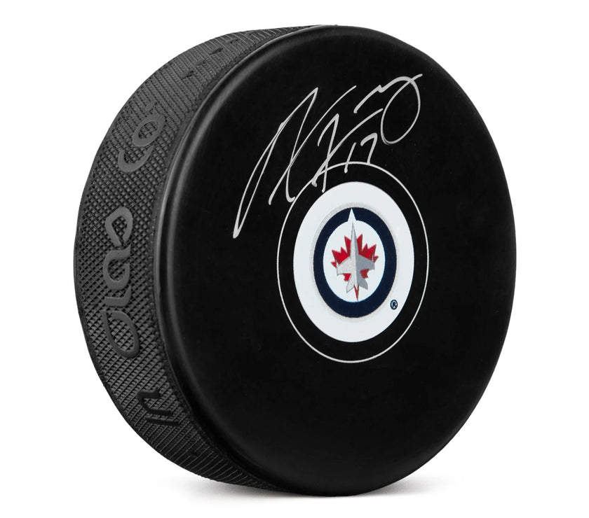 Adam Lowry Signed Winnipeg Jets Puck