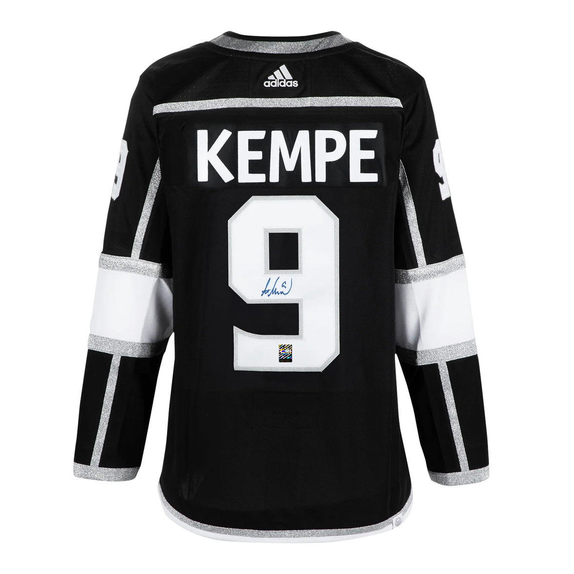 Adrian Kempe Signed Los Angeles Kings Adidas Pro Home Black Jersey