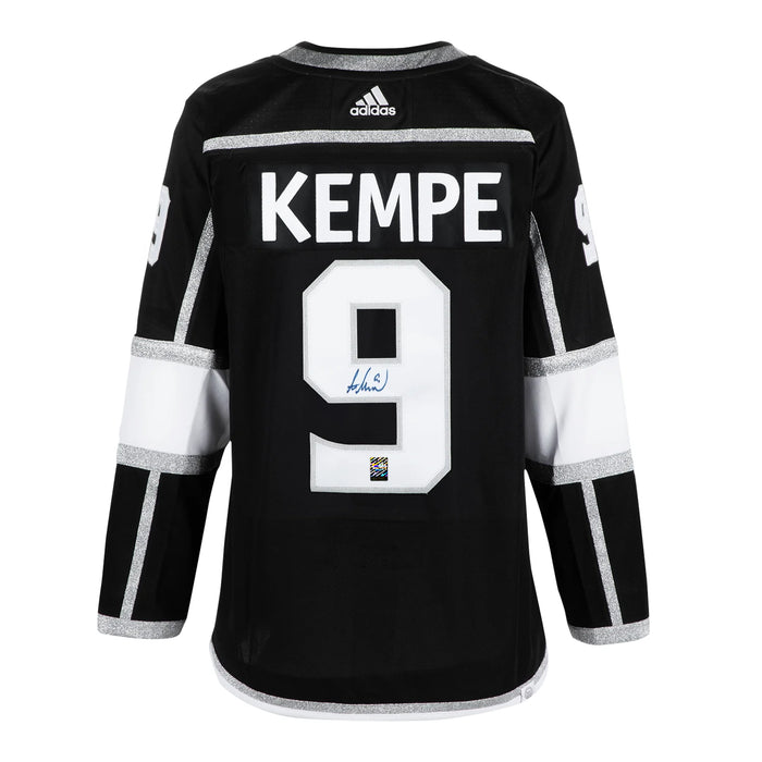 Adrian Kempe Signed Los Angeles Kings Adidas Pro Home Black Jersey