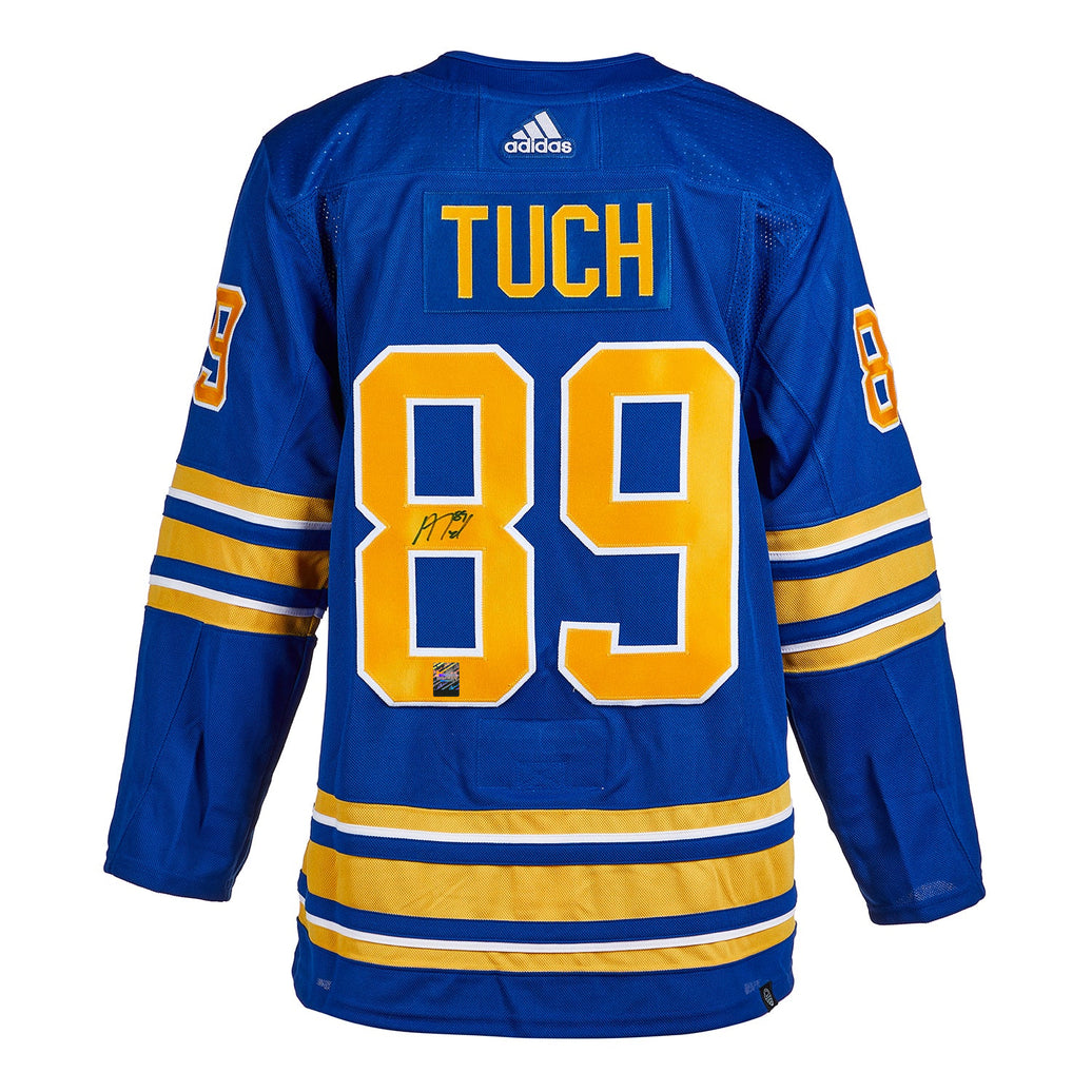 Alex Tuch Signed Buffalo Sabres Adidas Pro Home Blue Jersey
