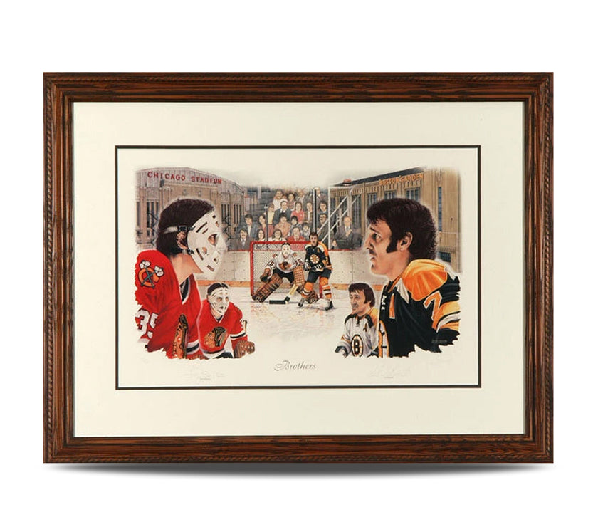 Brothers - Phil & Tony Esposito Signed Limited Edition Print - Heritage Hockey™