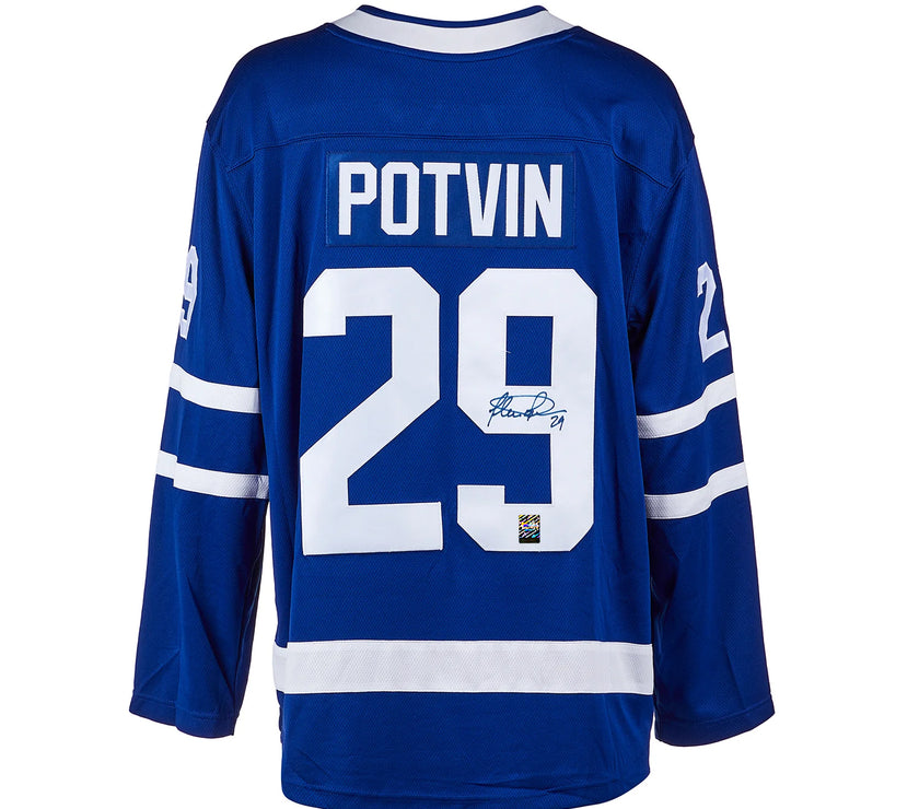 Felix Potvin Signed Toronto Maple Leafs Fanatics Breakaway Home Blue Jersey