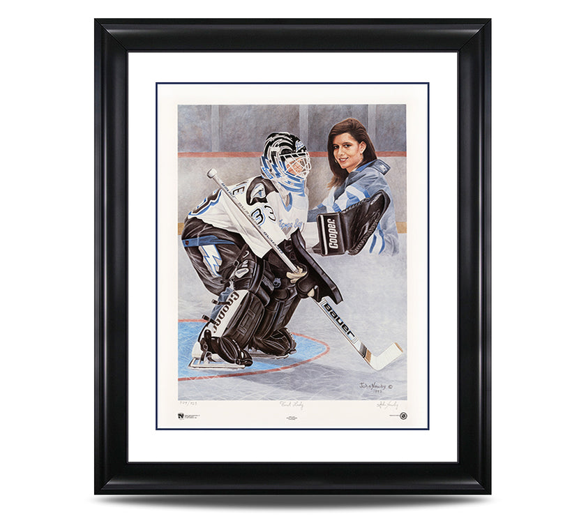 First Lady – Manon Rheaume Signed Limited Edition Print - Heritage Hockey™