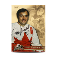 Frank Mahovlich #27 Signed Official 40th Anniversary Team Canada 1972 Card