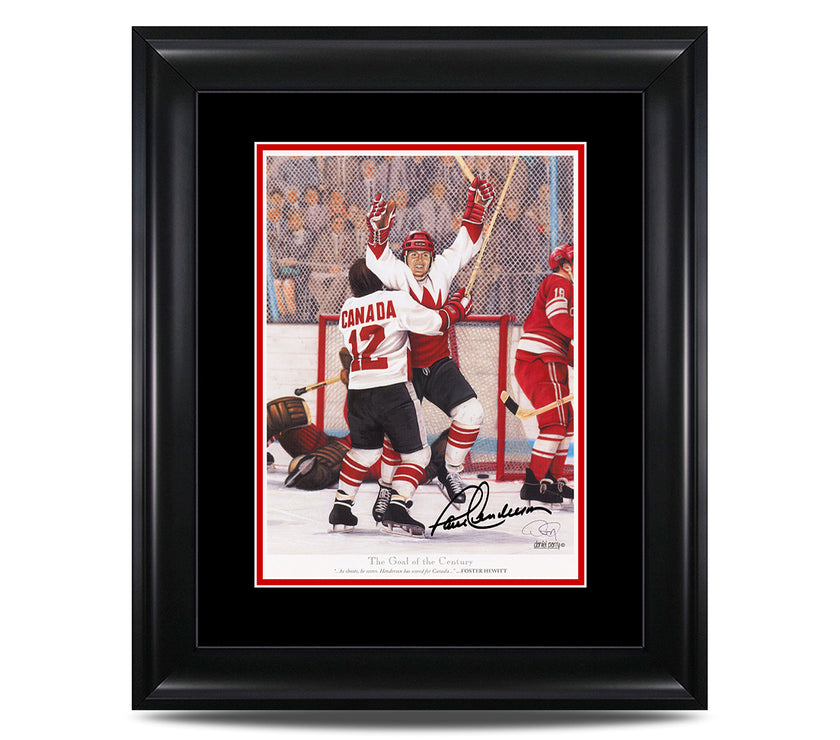 The Goal of the Century – Paul Henderson Signed 12 x 15 Legends Series Print - Heritage Hockey™