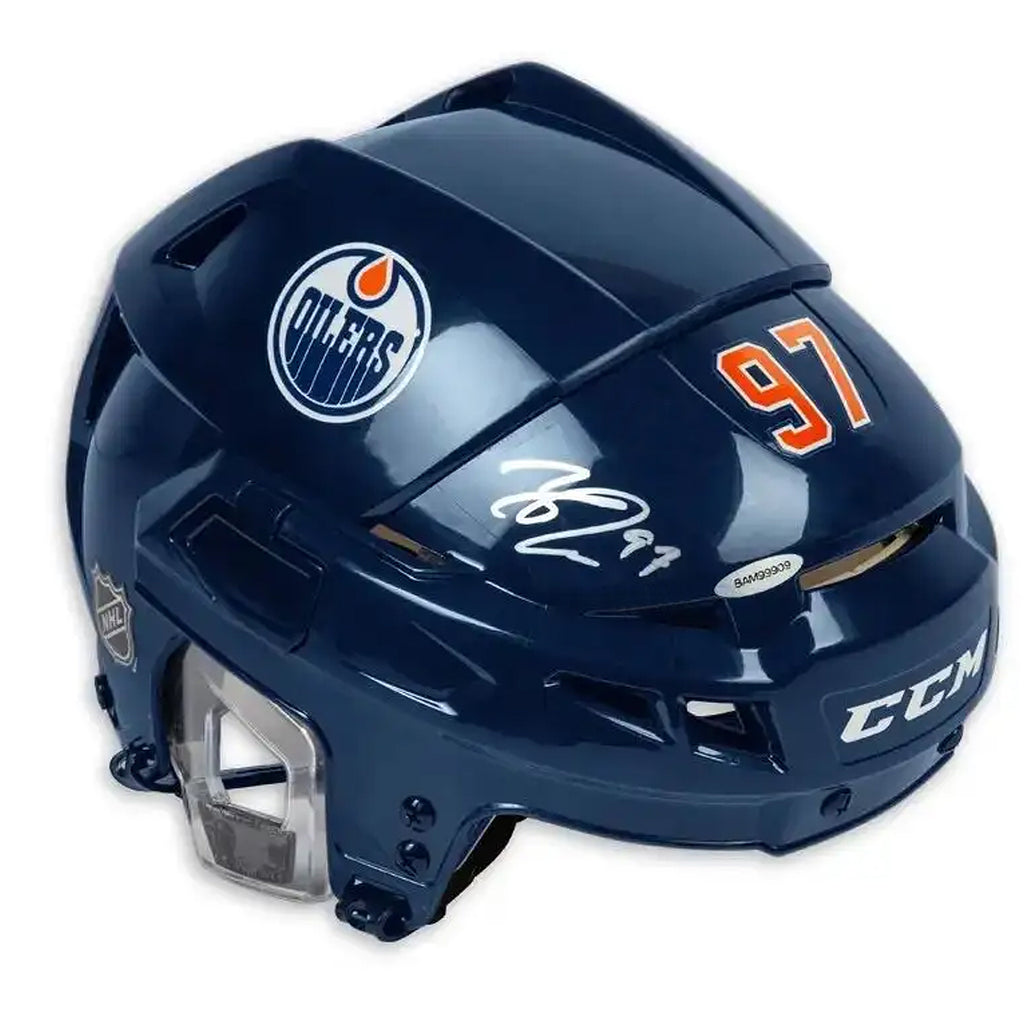 Connor McDavid Signed Authentic CCM Hockey Helmet