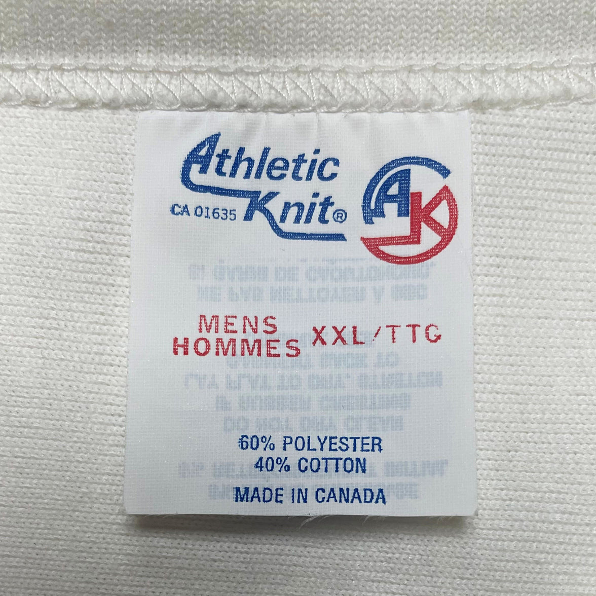 Team Canada 1972 Summit Series Original Athletic Knit Material Away White Jersey - Signed by 26 Players