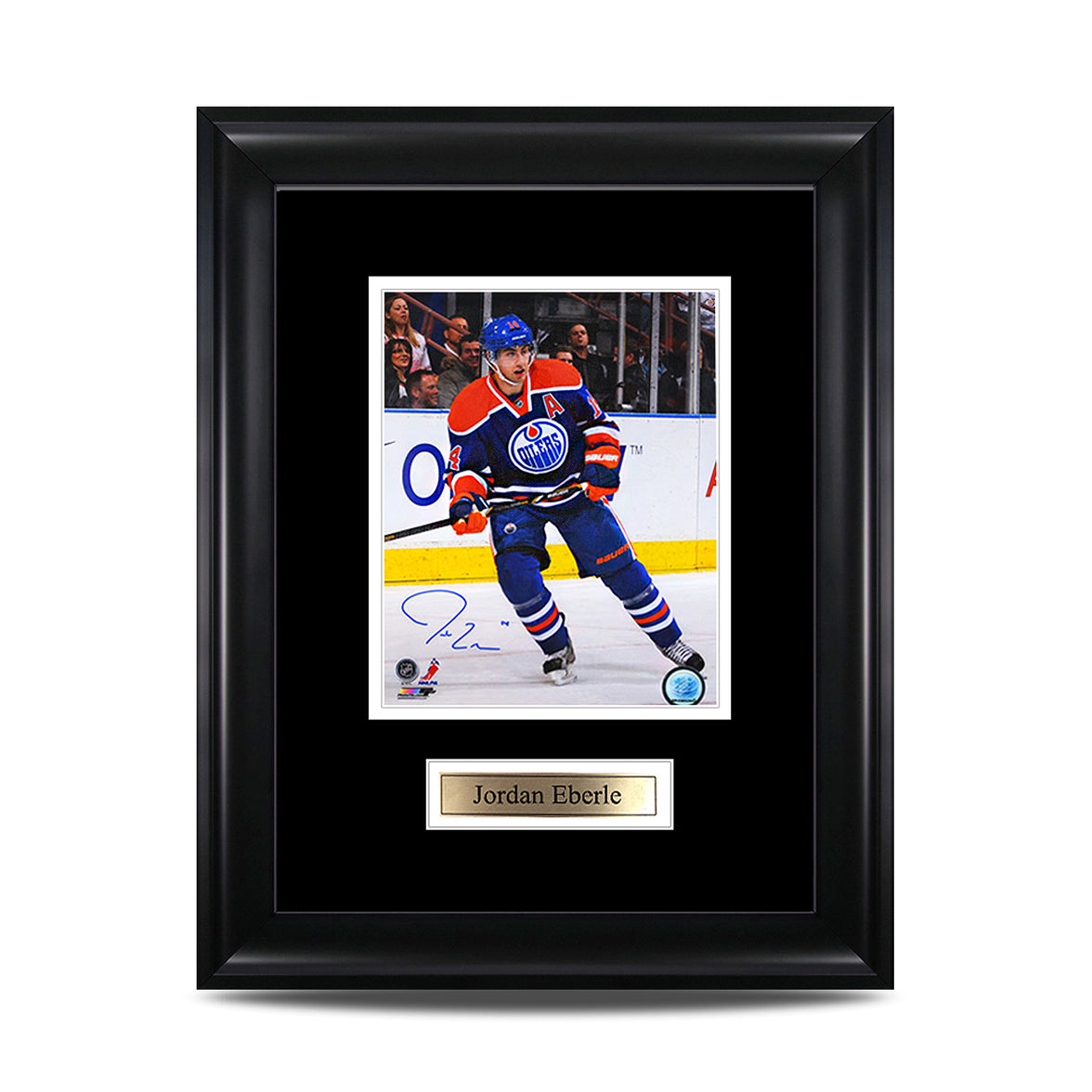 Jordan Eberle Signed Edmonton Oilers Framed Photo - Heritage Hockey™