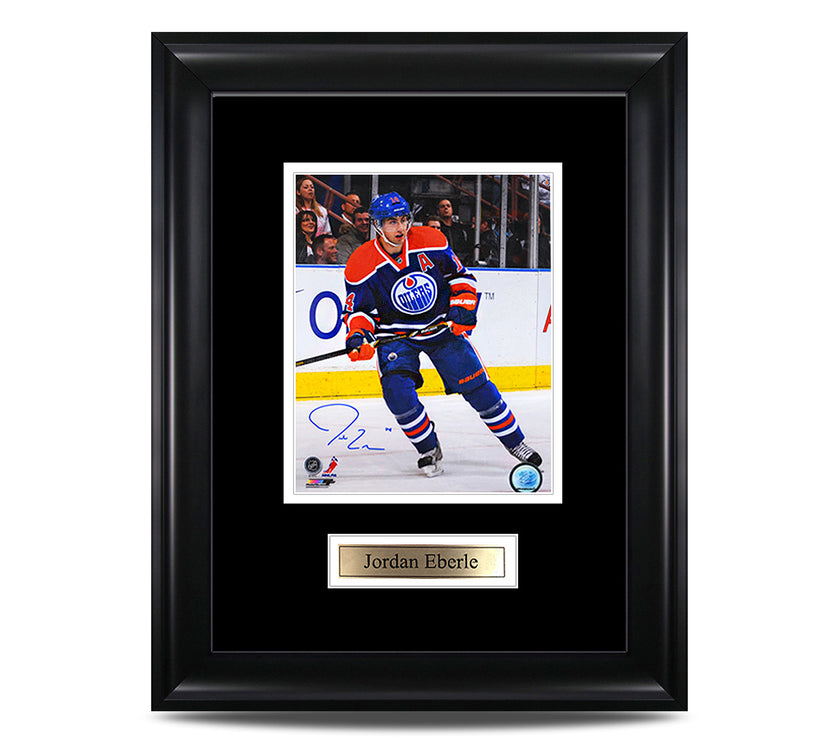 Jordan Eberle Signed Edmonton Oilers Framed Photo - Heritage Hockey™