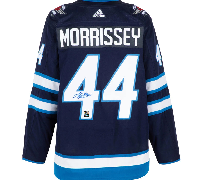 Josh Morrissey Signed Winnipeg Jets Adidas Pro Home Navy Jersey