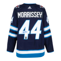 Josh Morrissey Signed Winnipeg Jets Adidas Pro Home Navy Jersey