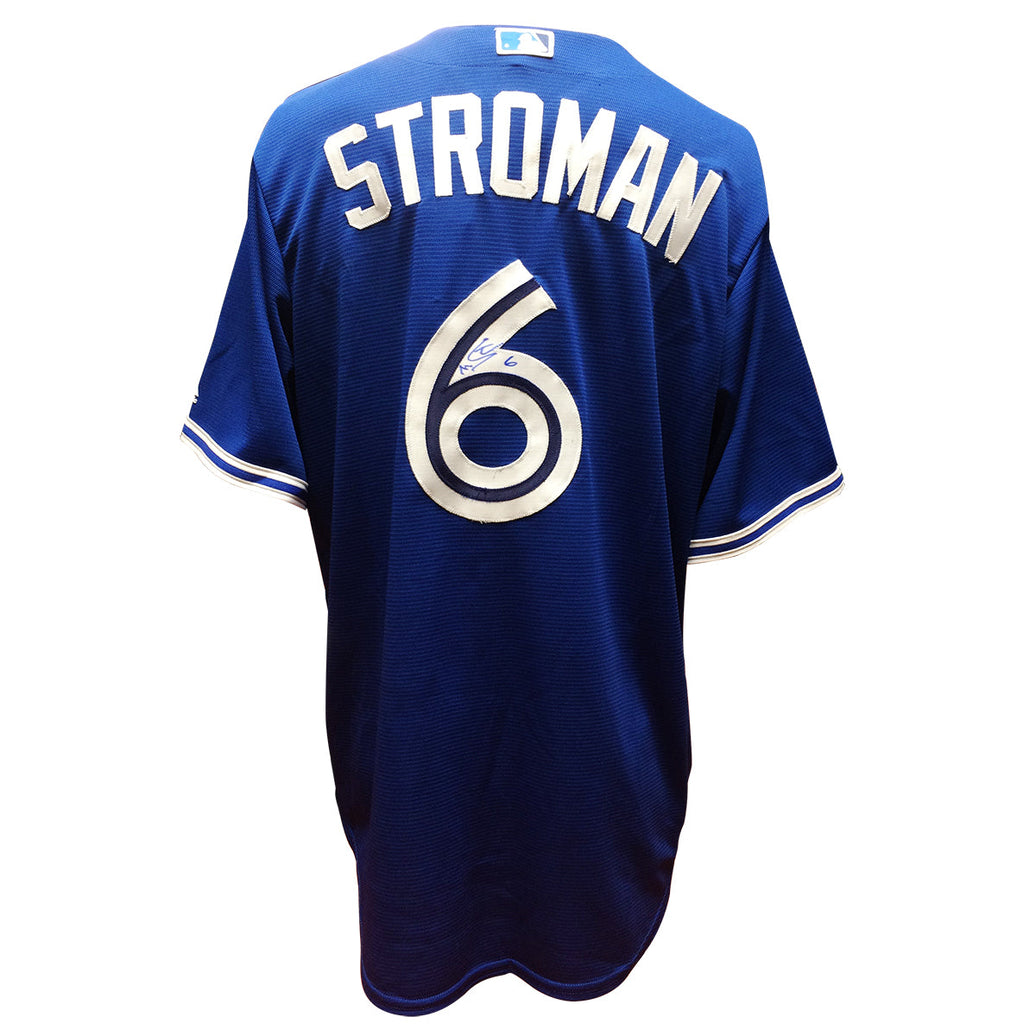 Marcus Stroman Signed Toronto Blue Jays Away Blue Jersey