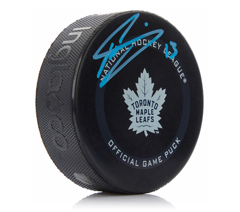 Mats Sundin Signed Toronto Maple Leafs Official Game Puck
