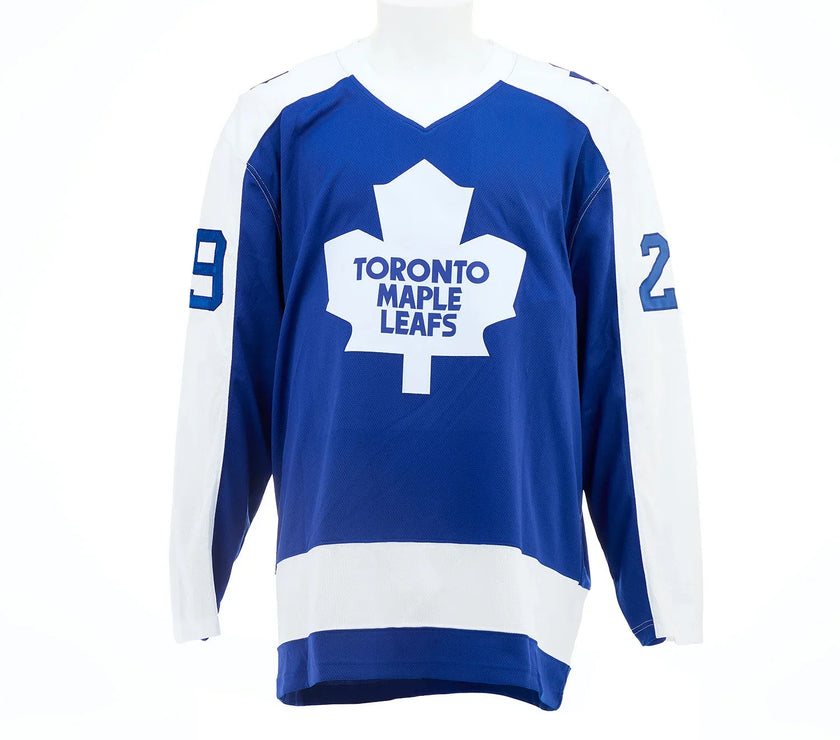Mike Palmateer Signed Toronto Maple Leafs Fanatics Vintage Blue Jersey