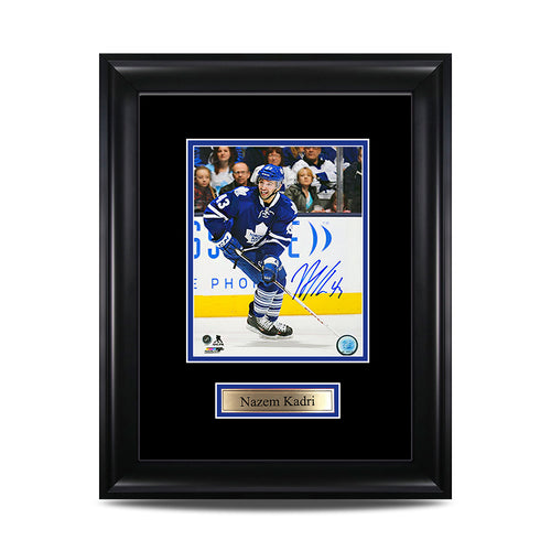 Nazem Kadri Signed Toronto Maple Leafs Framed Photo - Heritage Hockey™