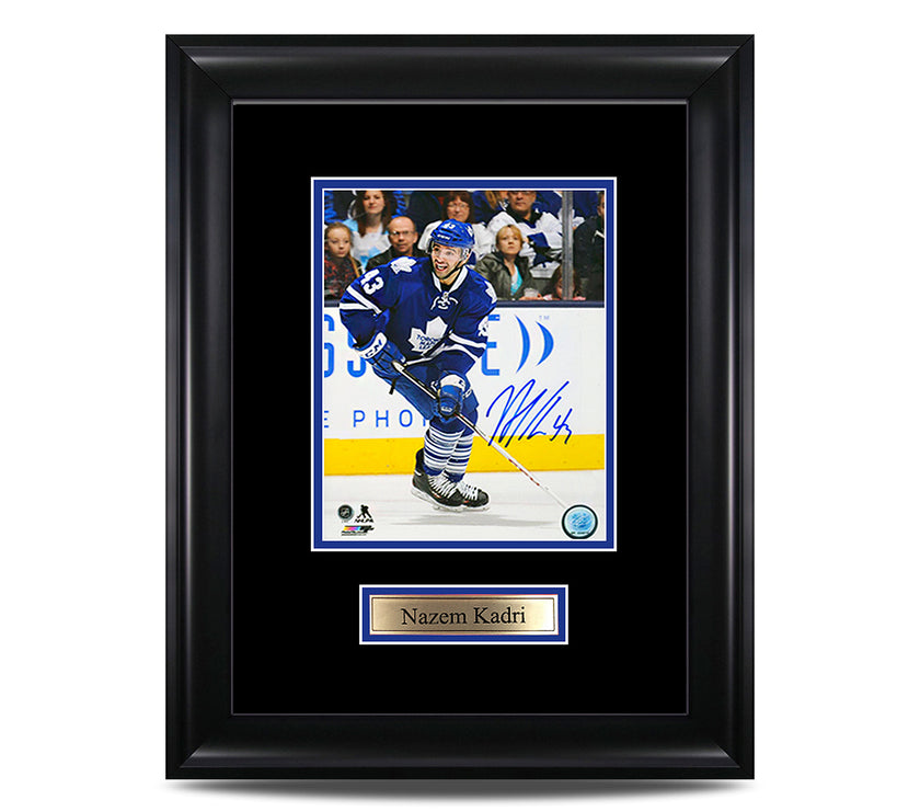 Nazem Kadri Signed Toronto Maple Leafs Framed Photo - Heritage Hockey™