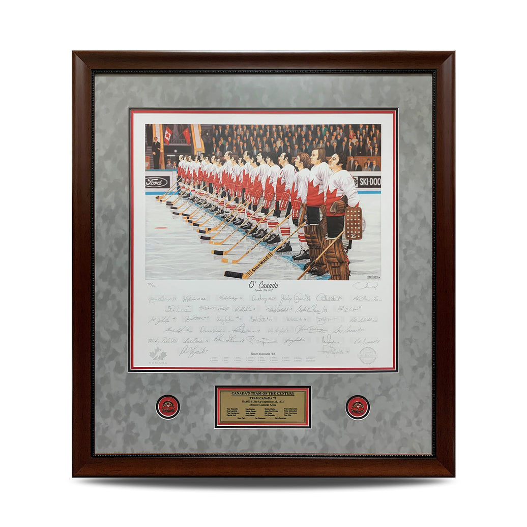 O' Canada – Team Canada 1972 Signed Limited Edition Summit Series Print /972