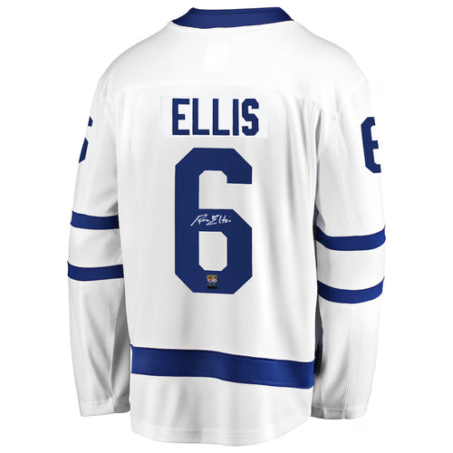 Ron Ellis Signed Toronto Maple Leafs Fanatics Breakaway Away White Jersey