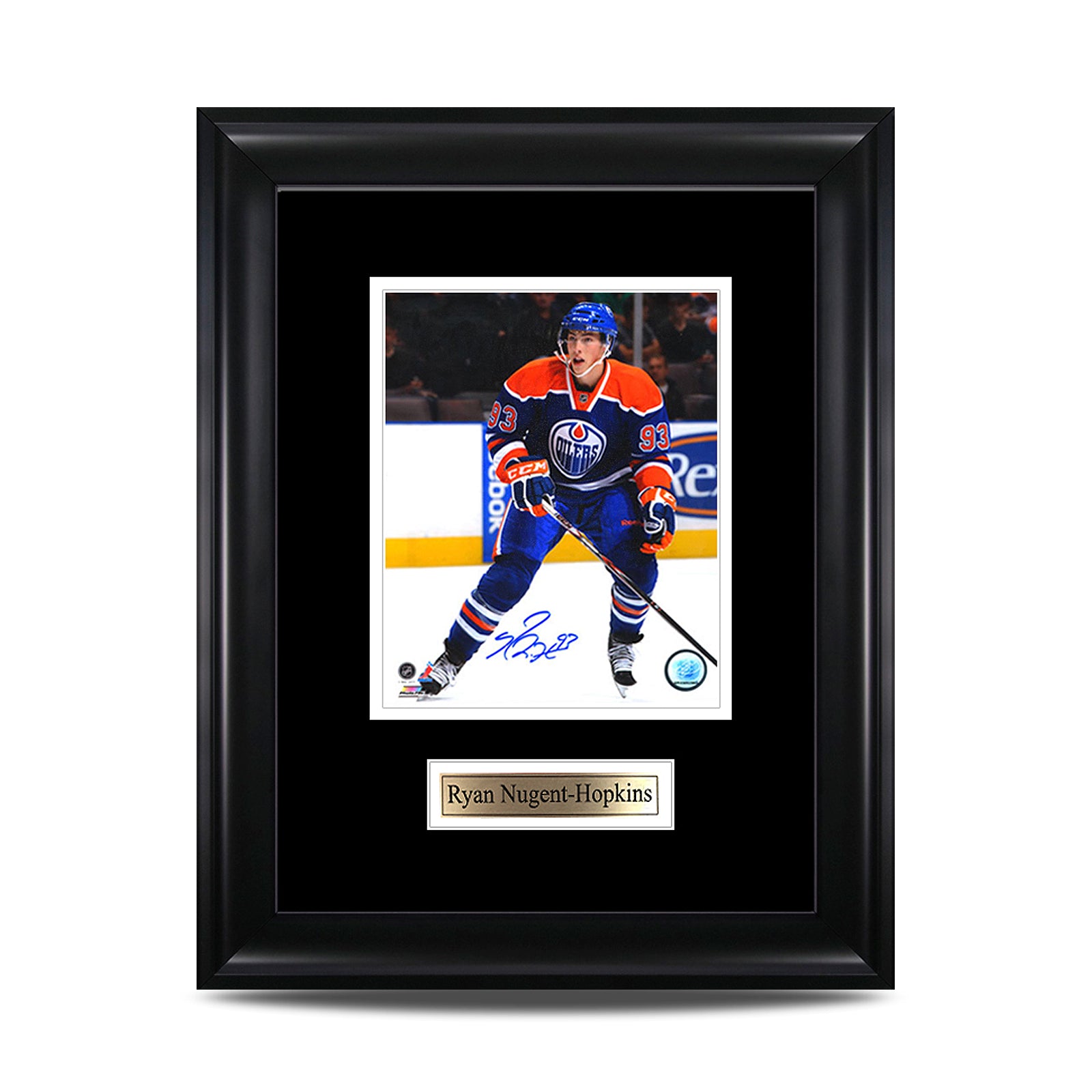 Ryan Nugent-Hopkins Signed Edmonton Oilers Framed Photo - Heritage Hockey™