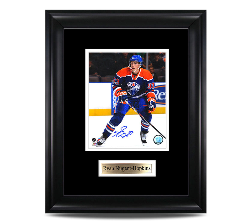 Ryan Nugent-Hopkins Signed Edmonton Oilers Framed Photo - Heritage Hockey™