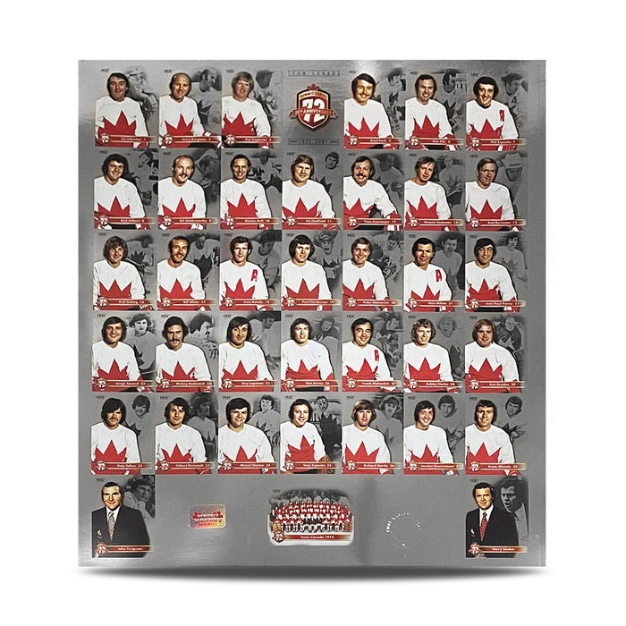 Team Canada 1972 Summit Series 35th Anniversary Collectors Un-Cut Card Set