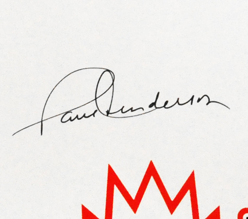 Paul Henderson Signed Team Canada 1972: 40th Anniversary Hardcover Book