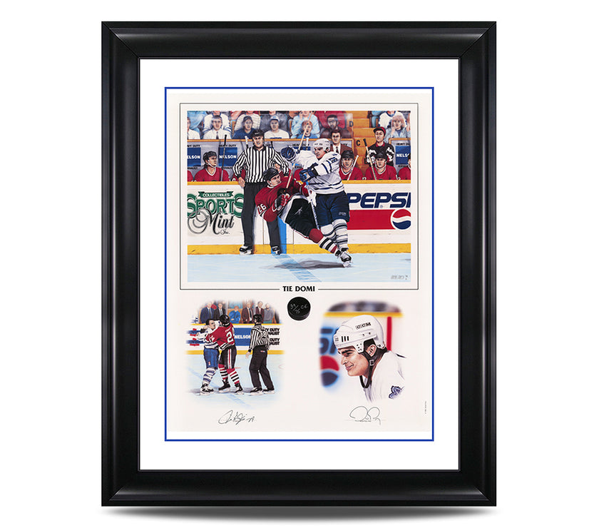 Tie Domi – Signed Toronto Maple Leafs Limited Edition Print - Heritage Hockey™