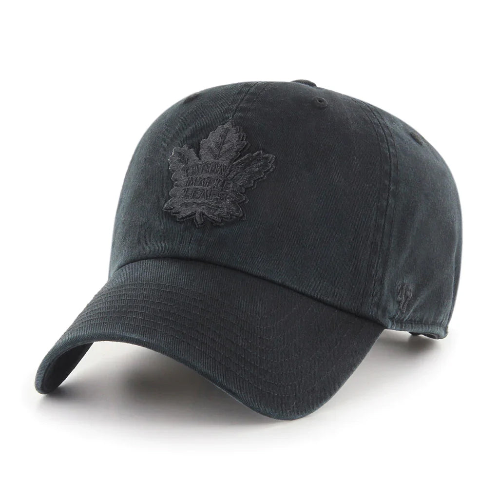Toronto Maple Leafs NHL Basic 47 Clean Up Black on Black Cap
