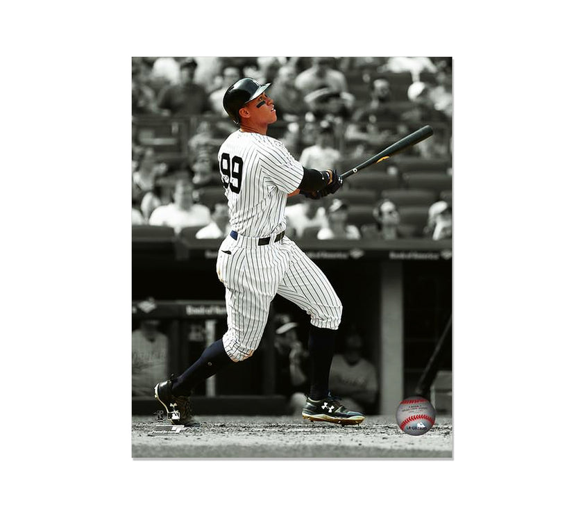 Aaron Judge New York Yankees Engraved Framed Photo - Action Spotlight - Heritage Hockey™