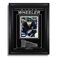 Blake Wheeler Winnipeg Jets Engraved Framed Photo - Closeup - Heritage Hockey™