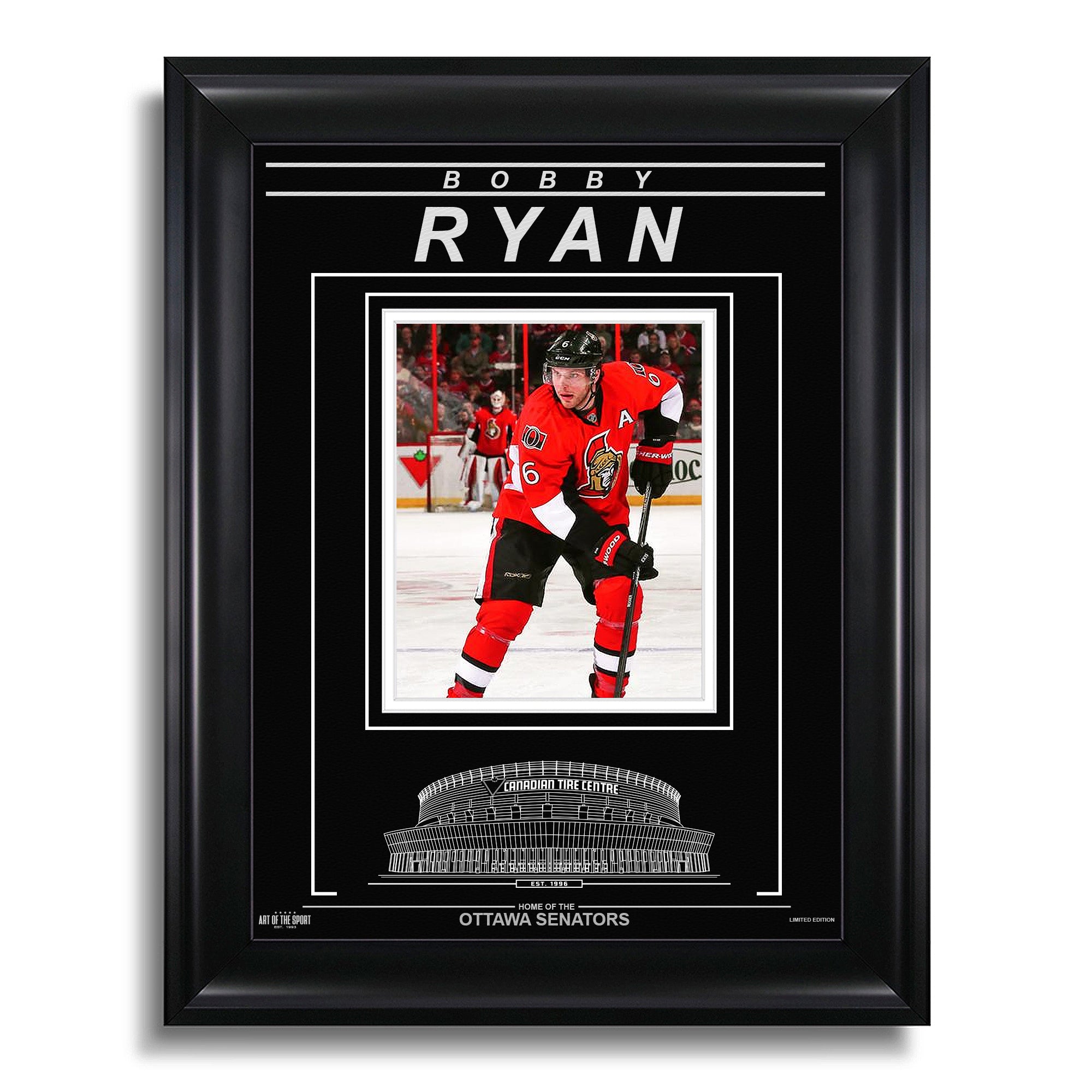 Bobby Ryan Ottawa Senators Engraved Framed Photo - Action - Heritage Hockey™