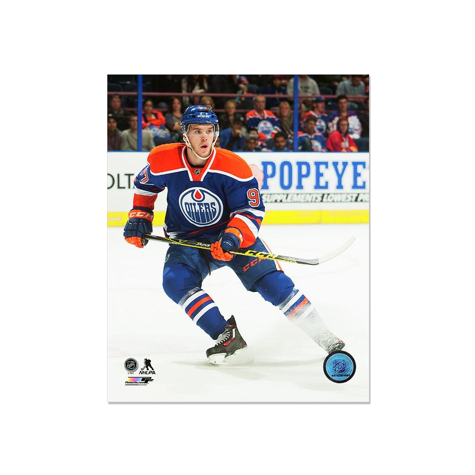 Connor McDavid Edmonton Oilers Engraved Framed Photo - Action Stop - Heritage Hockey™