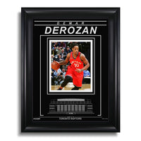 DeMar DeRozan Toronto Raptors Engraved Framed Photo - Action Close-Up - Heritage Hockey™
