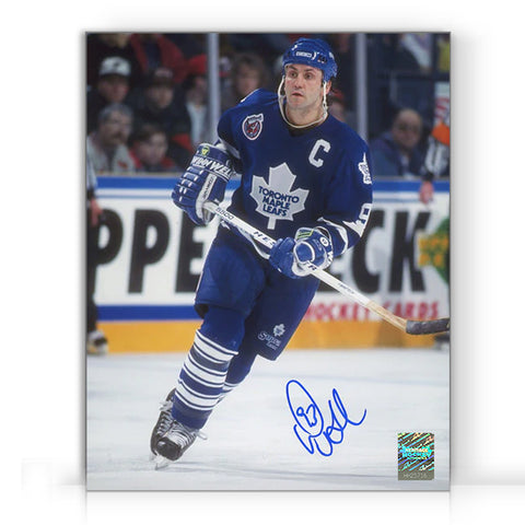 Doug Gilmour Signed Toronto Maple Leafs Captain 8X10 Photo