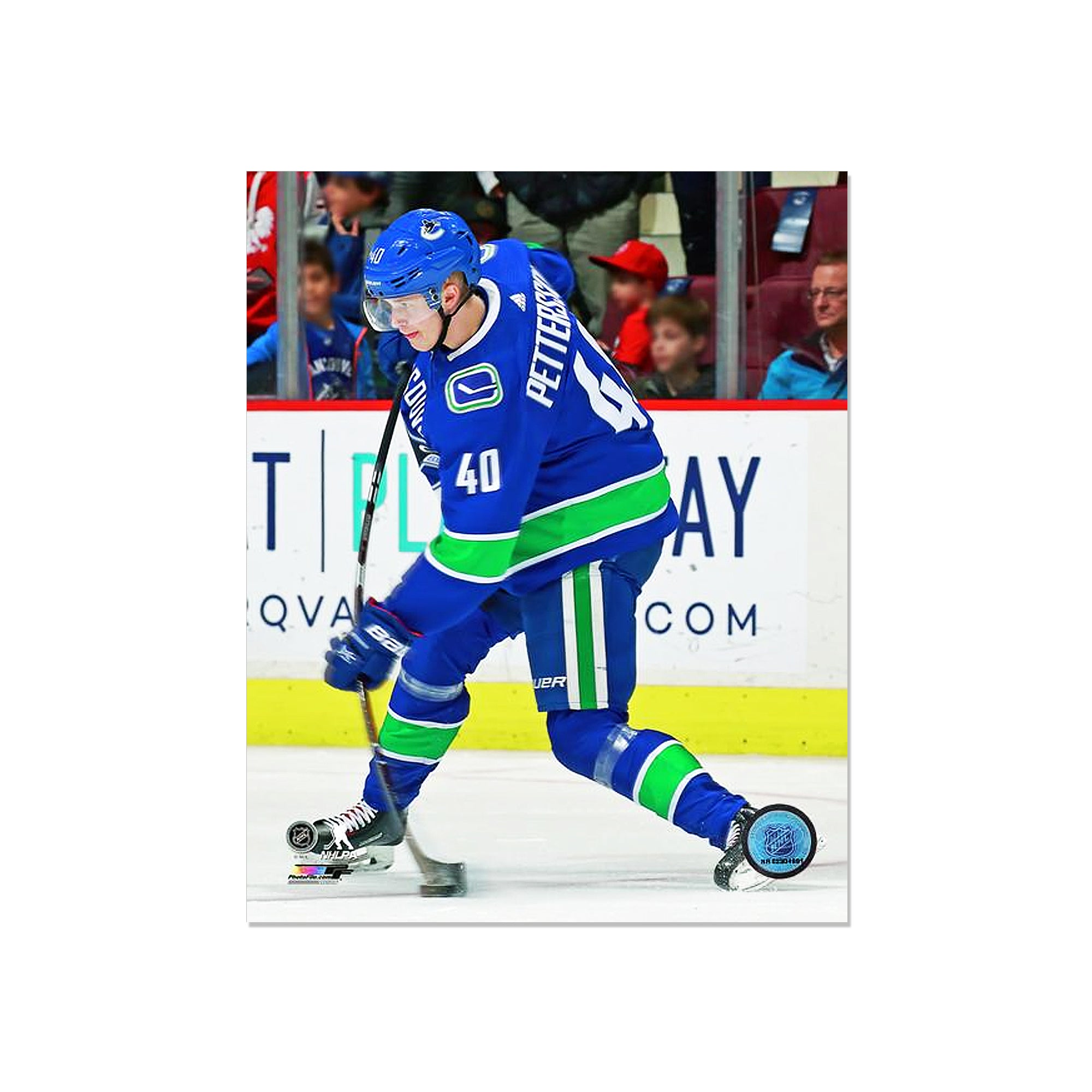 Elias Pettersson Vancouver Canucks Engraved Framed Photo - Action Flex - Heritage Hockey™