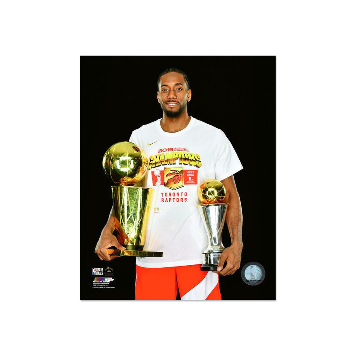 Kawhi Leonard Toronto Raptors Engraved Framed Photo - 2019 Playoff MVP Spotlight