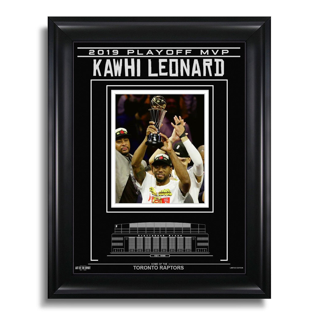 Kawhi Leonard Toronto Raptors Engraved Framed Photo - 2019 Playoff MVP