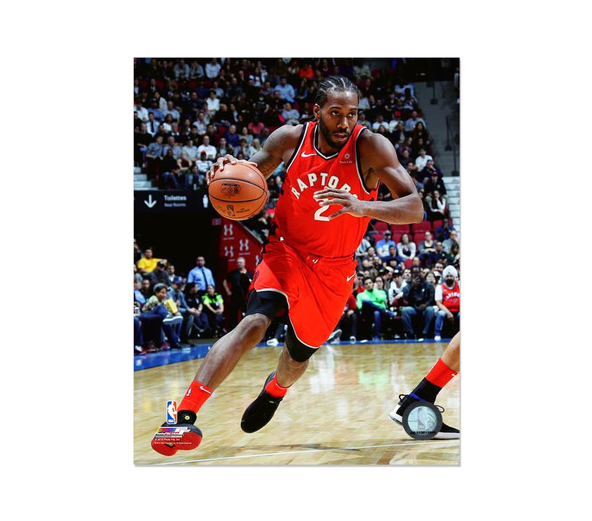 Kawhi Leonard Toronto Raptors Engraved Framed Photo - Action