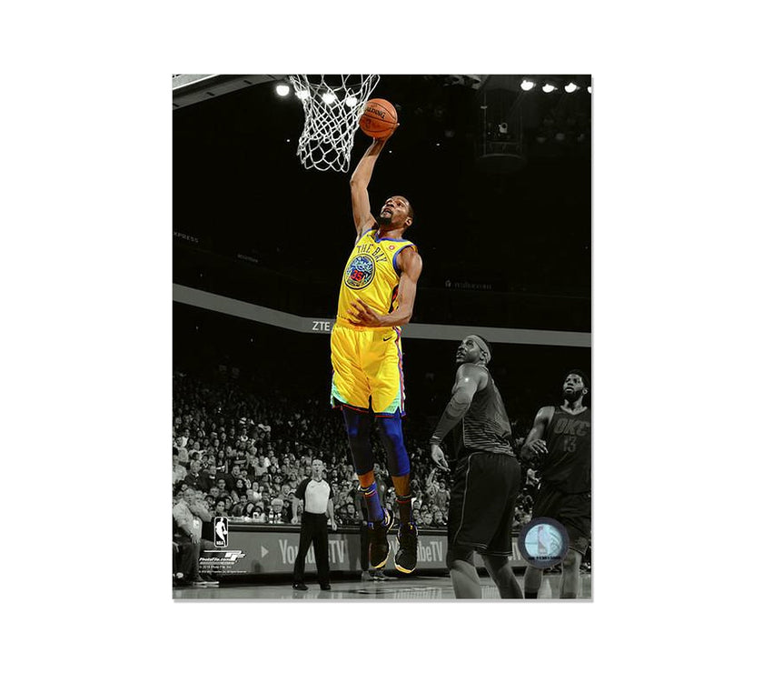 Kevin Durant Golden State Warriors Engraved Framed Photo - Action Spotlight