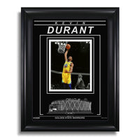 Kevin Durant Golden State Warriors Engraved Framed Photo - Action Spotlight