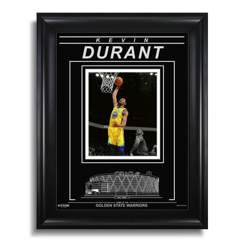 Kevin Durant Golden State Warriors Engraved Framed Photo - Action Spotlight
