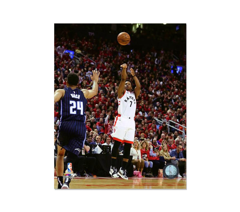 Kyle Lowry Toronto Raptors Engraved Framed Photo - Action Shot