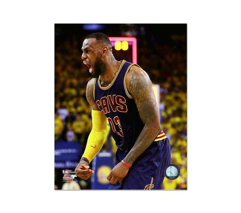 LeBron James Cleveland Cavaliers Engraved Framed Photo - Closeup - Heritage Hockey™