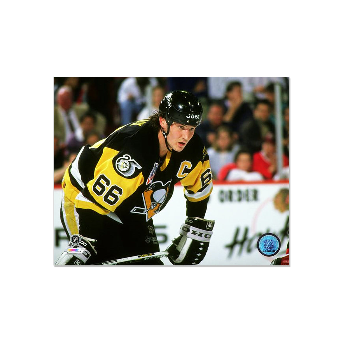 Mario Lemieux Pittsburgh Penguins Engraved Framed Photo - Closeup - Heritage Hockey™