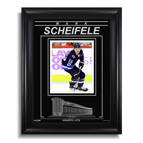 Mark Sheifele Winnipeg Jets Engraved Framed Photo - Action