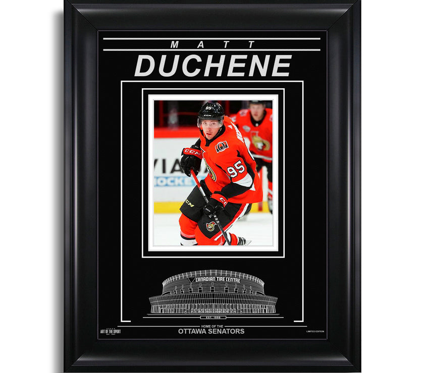 Matt Duchene Ottawa Senators Engraved Framed Photo - Action Forward - Heritage Hockey™