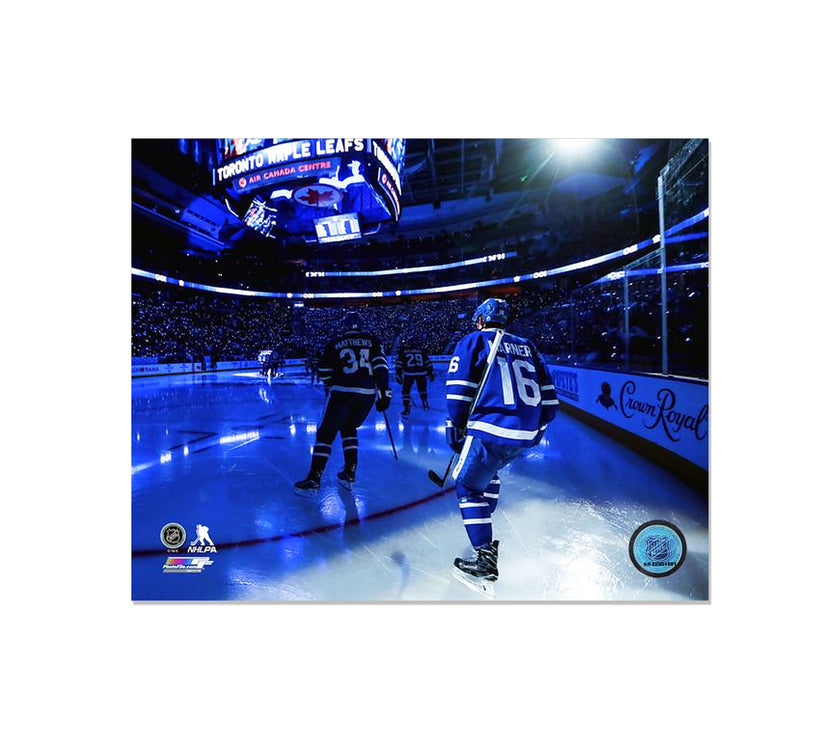 Mitch Marner Toronto Maple Leafs Engraved Framed Photo - Opening Ceremony - Heritage Hockey™